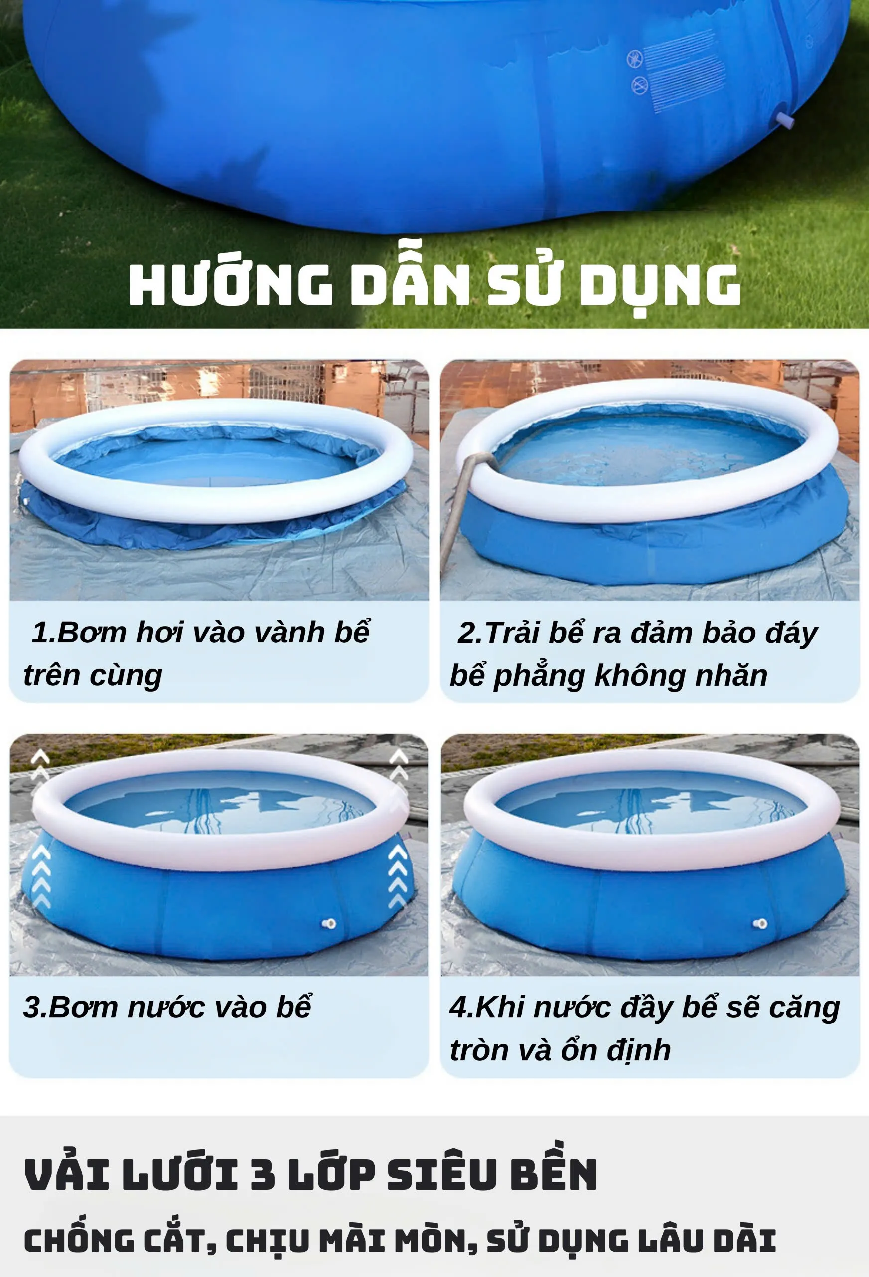Trét keo dán chuyên dụng lên bề mặt tường bể bơi bằng bay răng cưa chuẩn bị ốp gạch mosaic