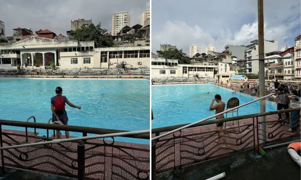 Bể bơi bốn mùa Thái Hà Hà Nội có giá vé ngày hợp lý, dễ tiếp cận, là điểm đến quen thuộc