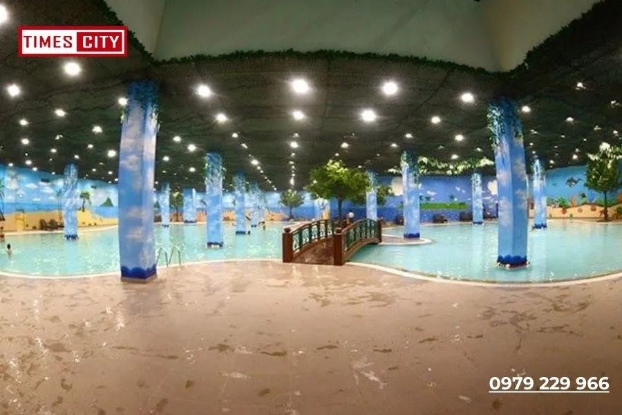 Quầy đăng ký và mua vé bể bơi 4 mùa Times City