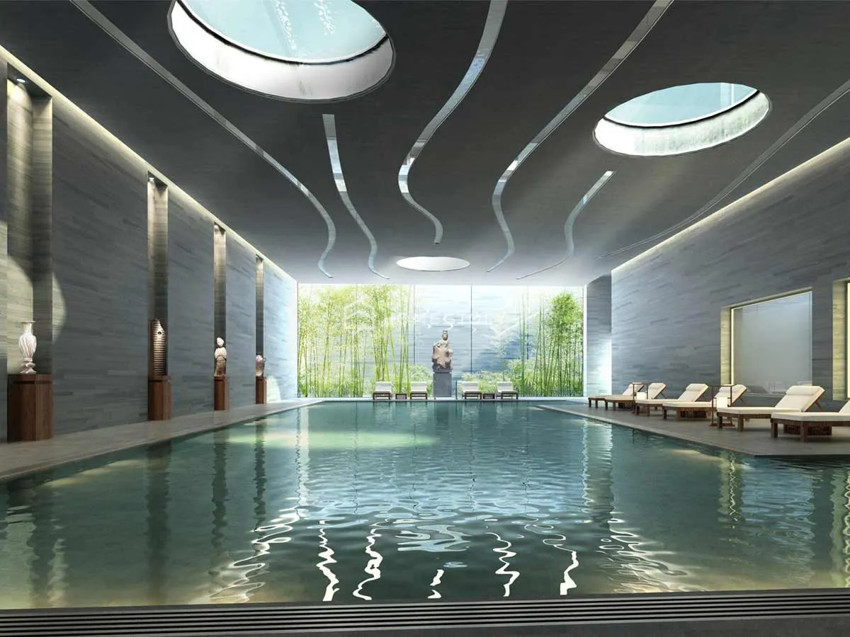 Khái niệm và định nghĩa chi tiết về thiết kế bể bơi trong nhà hiện đại