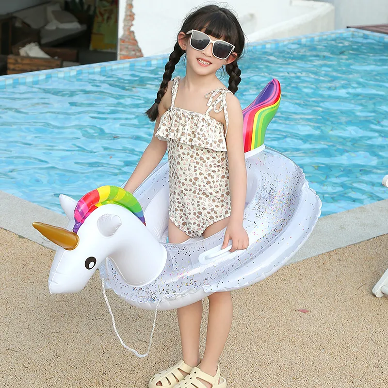 Phao bơi tay trẻ em màu hồng hình hồng hạc