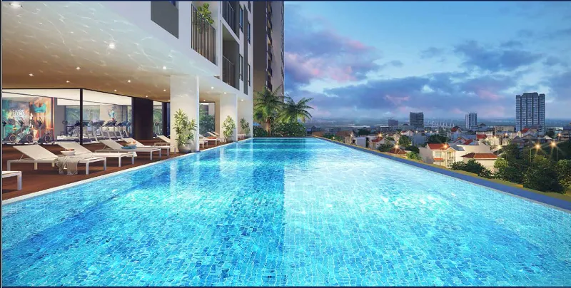 Trải nghiệm bơi lội 4 mùa cùng bể bơi nước nóng ở Hà Nội