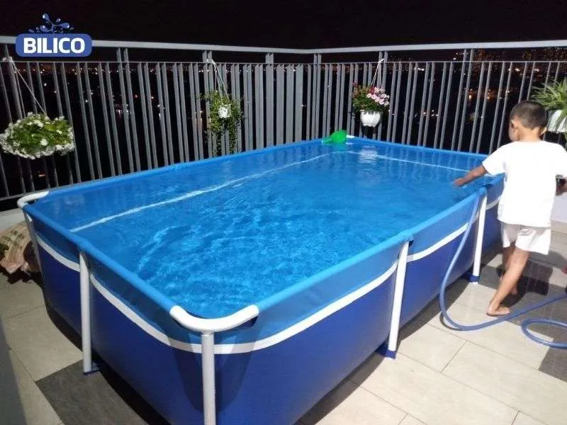 Hồ bơi mini làm từ bạt