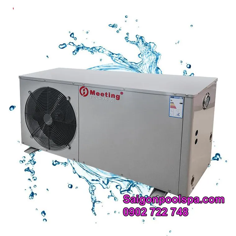máy bơm nhiệt bể bơi heat pump meeting