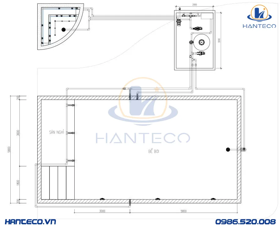 Sơ đồ công nghệ cũng nên được thiết kế trước khi xây dựng để tiện lợi cho việc lắp đặt ống, đầu kết nối