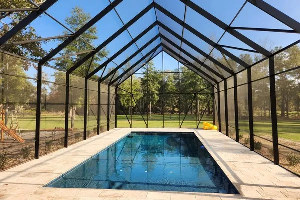 Hệ thống mái di động cho các mẫu hồ bơi đẹp và đa năng