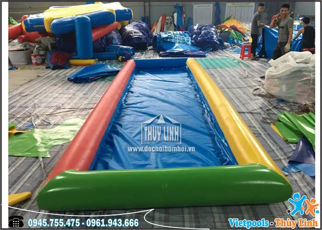 Mẫu hồ bơi bơm hơi cho trẻ em thiết kế đẹp mắt và an toàn cho bé vui chơi