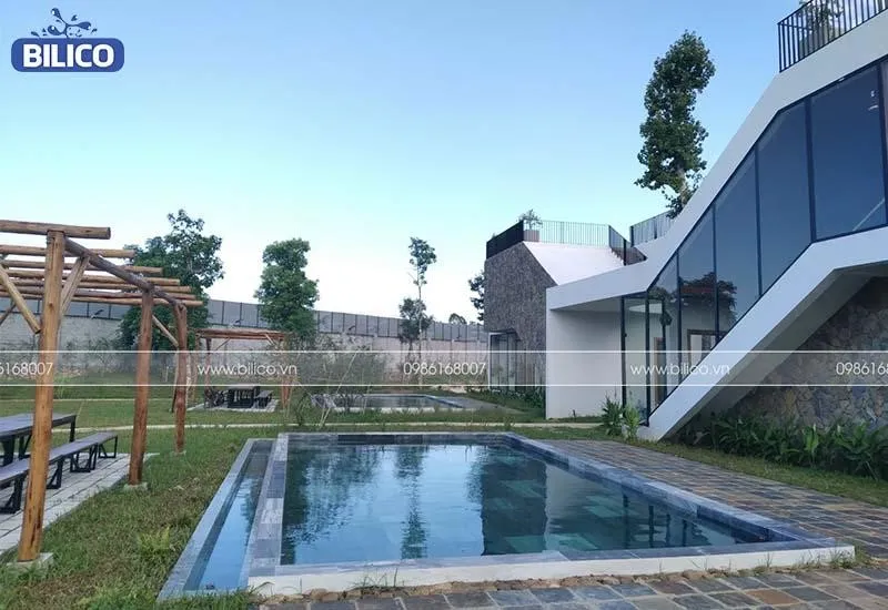 Bể bơi gia đình nhà chị Hà – Quận Sơn Trà, Đà Nẵng