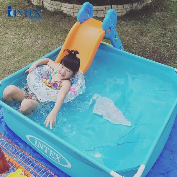 Bể bơi khung kim loại mini cho bé đảm bảo an toàn tuyệt đối