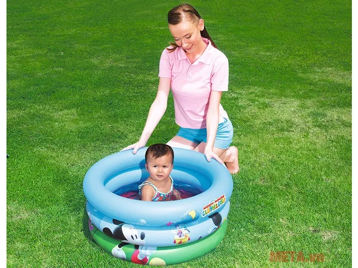 Hồ bơi mini cho bé loại 3 tầng Bestway 91018 nhỏ gọn và an toàn