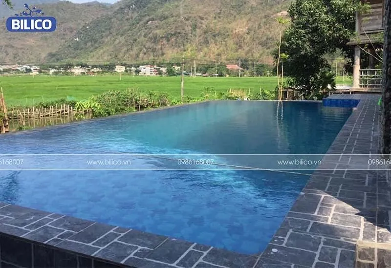 Bilico bàn giao công trình bể bơi nhà chị Hải – Quận Hải Châu