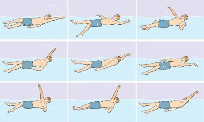các kiểu bơi lội - bơi ngửa