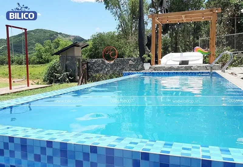 Bể bơi nhà chị Nhung tại quận Hải Châu - Đà Nẵng