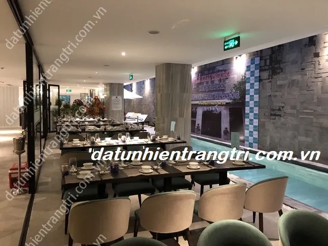 Đá sọc dưa đa quy cách ốp tường tạo điểm nhấn độc đáo cho không gian ngoại thất