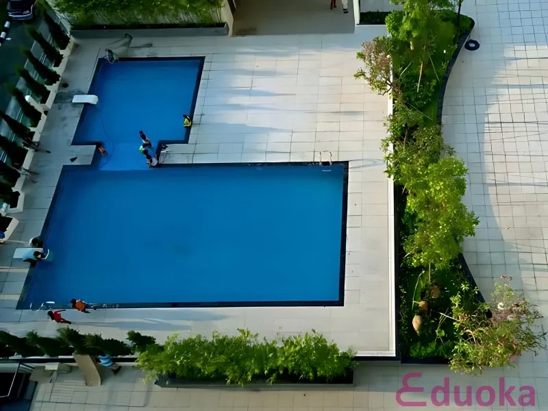 Tiện ích tại hồ bơi chung cư Bộ Công An mang lại sự thuận tiện và an toàn tuyệt đối cho người bơi