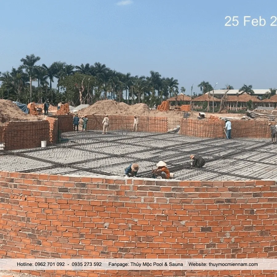 Xây dựng hồ bơi tại Phan Thiết