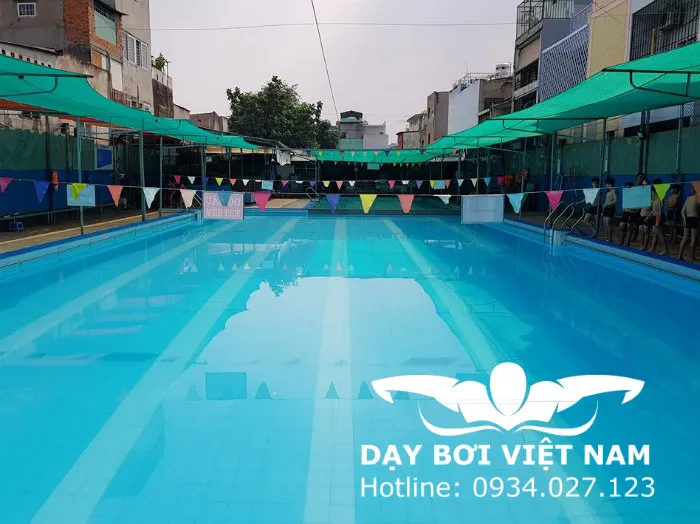 Hình ảnh thực tế cấu trúc hồ bơi Lý Thánh Tông tại quận Tân Phú