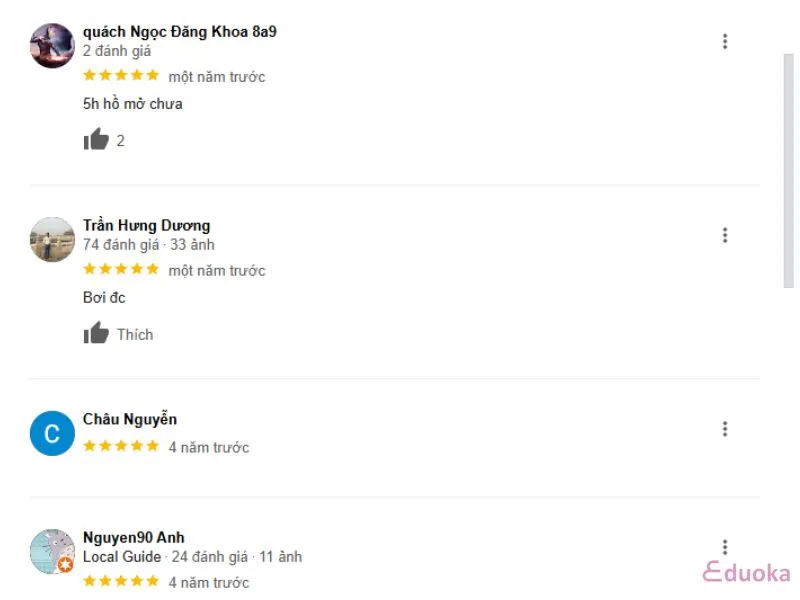 Trải nghiệm của khách hàng về Hồ bơi Thảo Nguyên Sài Gòn