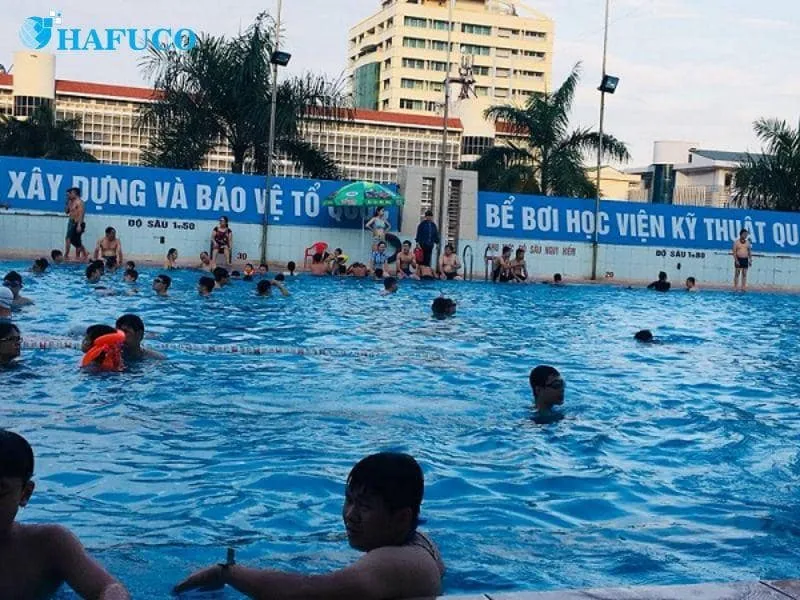 Giá vé bể bơi học viện kỹ thuật quân sự