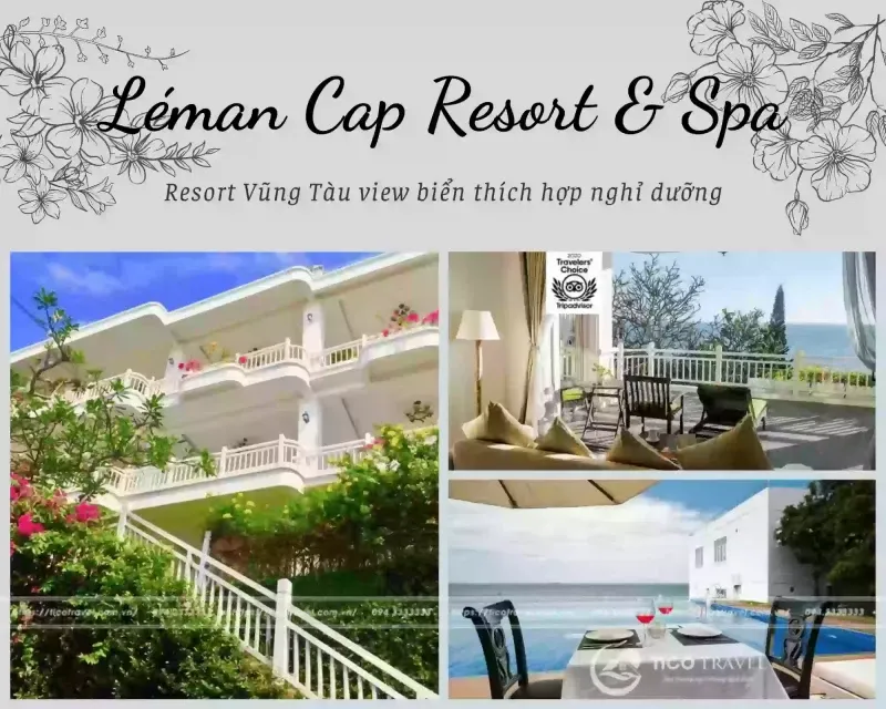 Hồ bơi vô cực Léman Cap resort Vũng tàu giá rẻ có hồ bơi