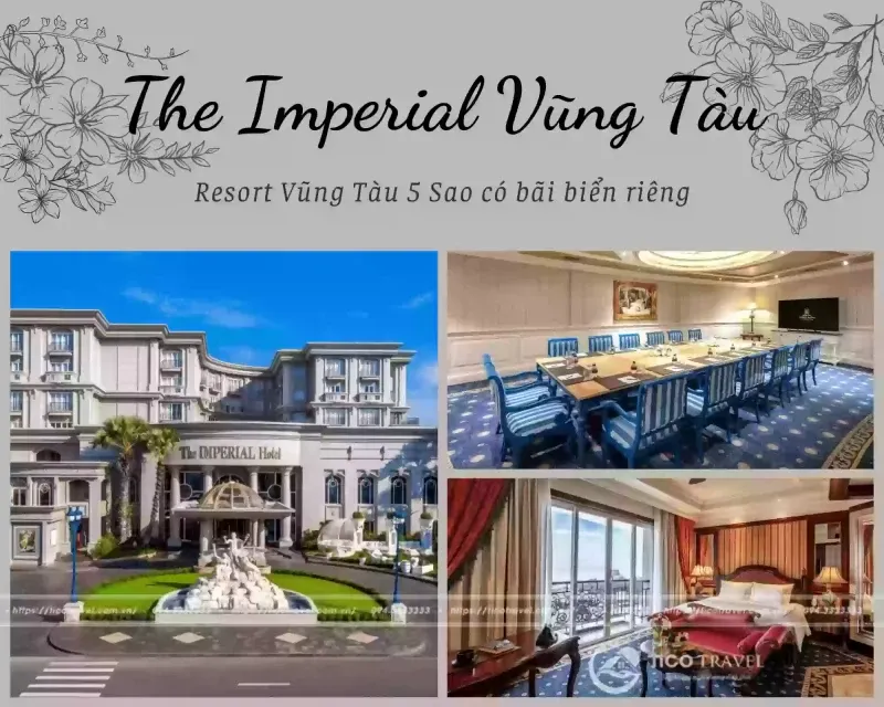 Khách sạn Imperial kiến trúc hoàng gia resort Vũng tàu giá rẻ có hồ bơi