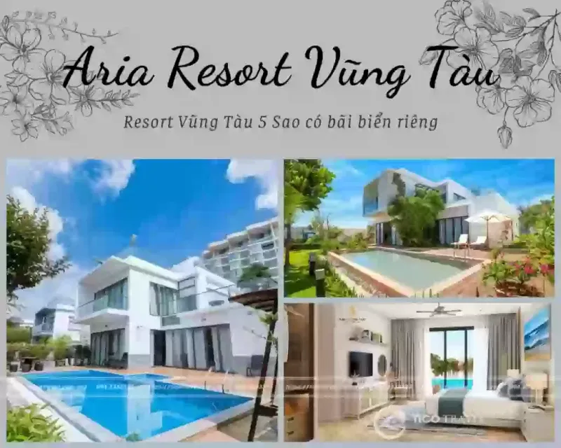 Cầu tình yêu tại Aria resort Vũng tàu giá rẻ có hồ bơi view biển đẹp