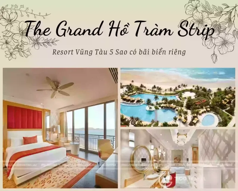 Sân golf và hồ bơi tại The Grand resort Vũng tàu giá rẻ có hồ bơi
