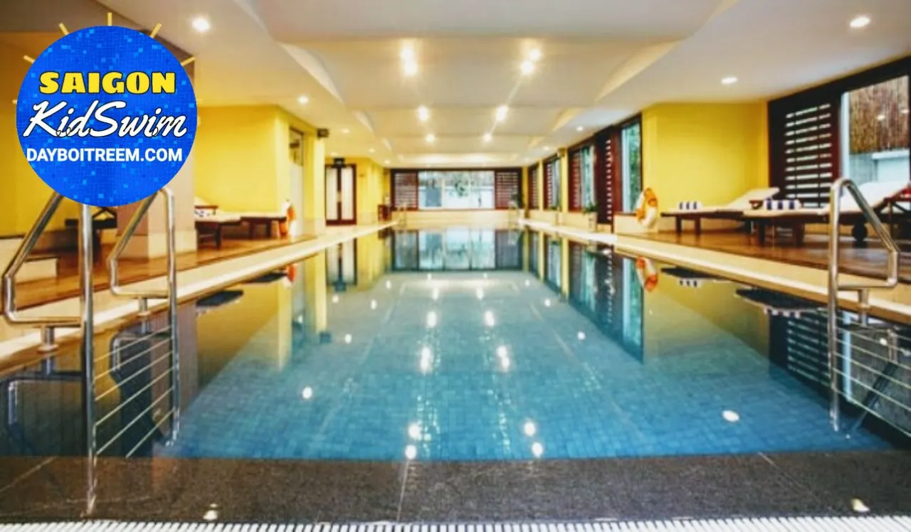 Hồ bơi có mái che Saigon View với thiết kế hiện đại và sang trọng