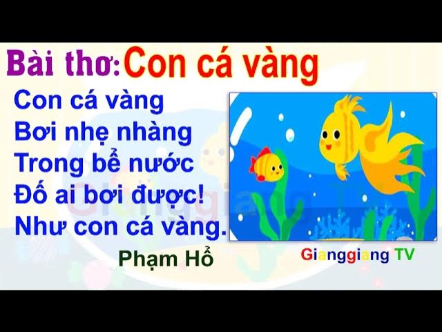 Bài Thơ Con Cá Vàng Bơi Và Cẩm Nang Về Loài Cá Vàng