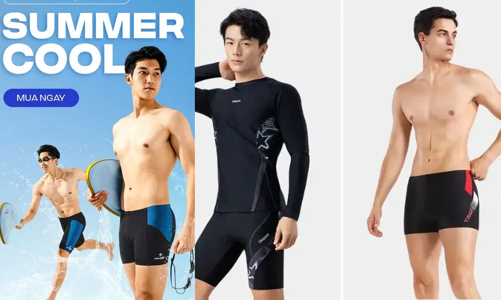 shop đồ bơi gần đây mẫu mã quần bơi đa dạng cho nam giới