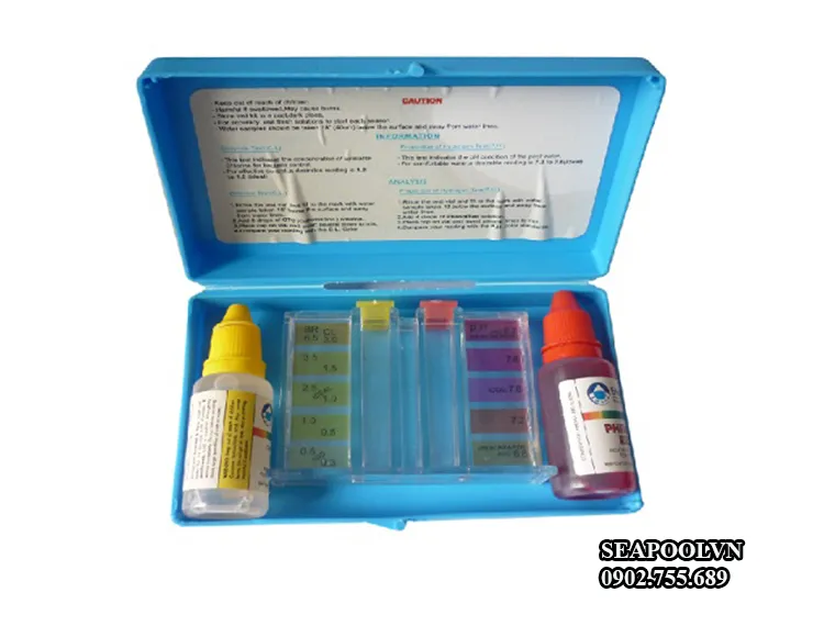 Bộ test nước bể bơi thương hiệu Emaux là thiết bị đo lường chất lượng được tin dùng