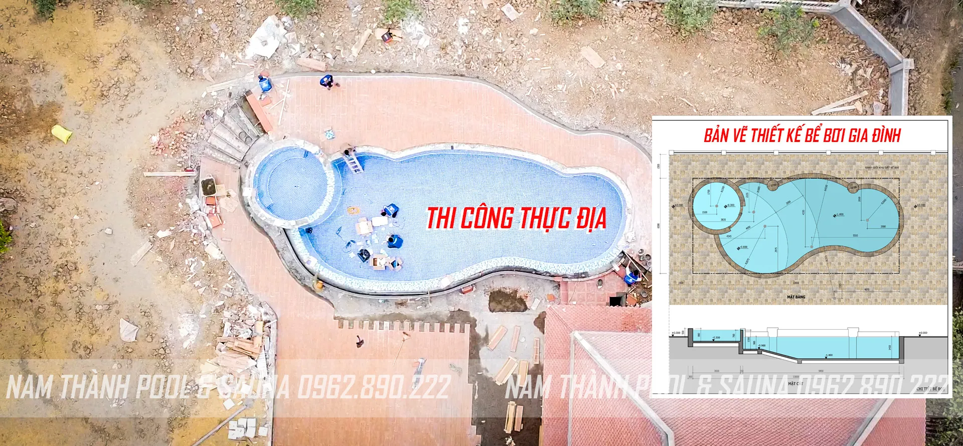 Mức độ phức tạp của bể bơi liên quan đến chi phí