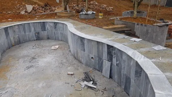 Thiết kế hồ bơi kinh doanh phần xây thô đảm bảo kỹ thuật