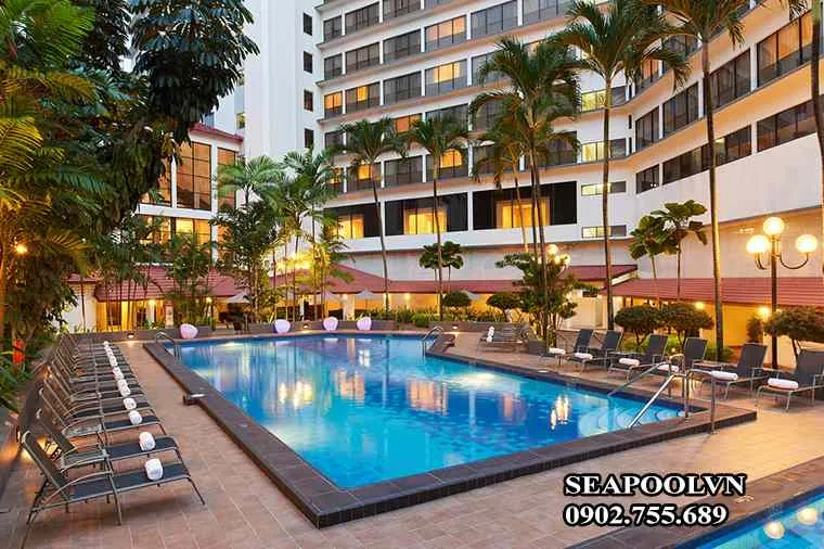 Kỹ thuật thi công chuyên nghiệp mang lại độ bền vĩnh cửu cho bể bơi