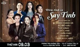 Poster Tình Ca Say Tình ngày 09/03/2026