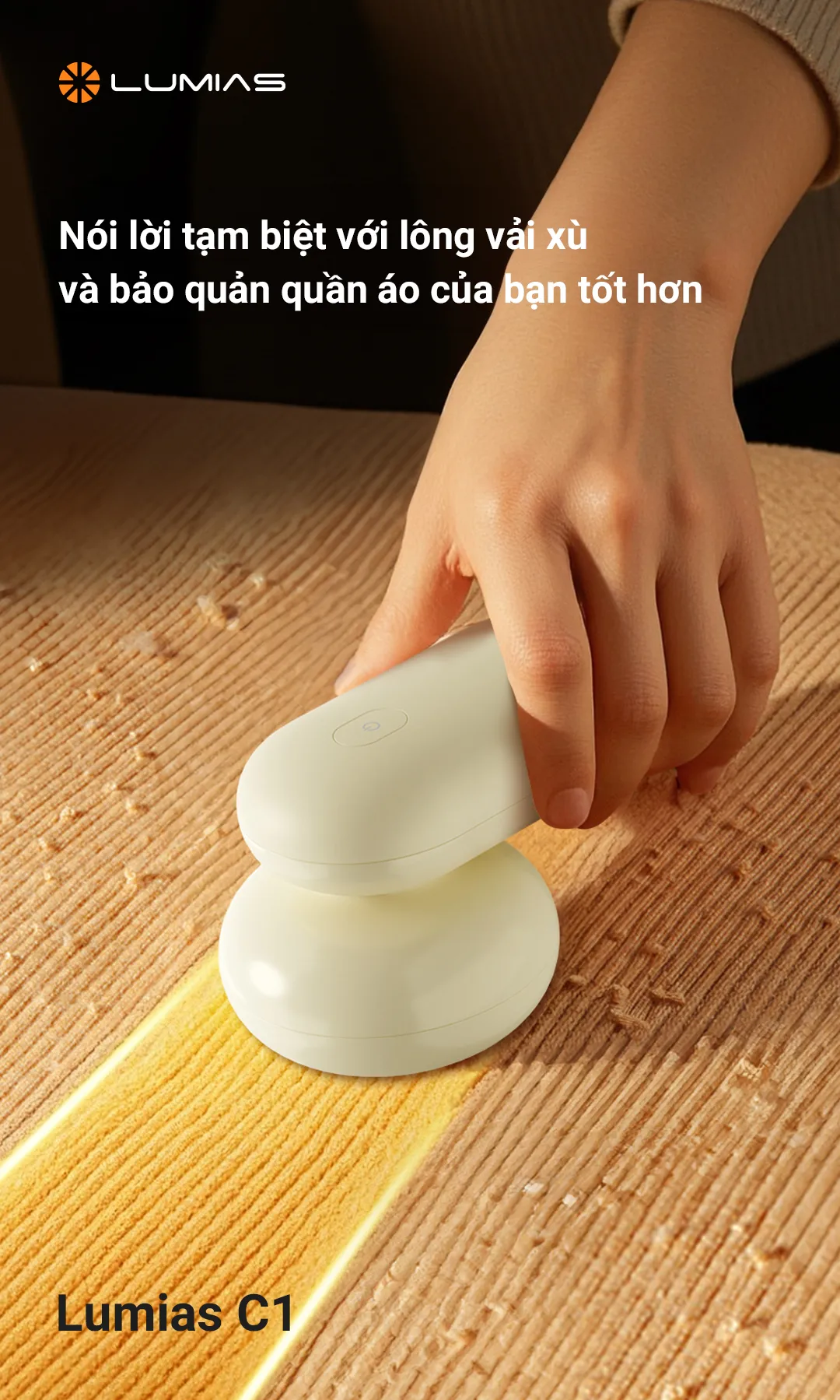 Máy cắt lông quần áo Lumias C1 chính hãng