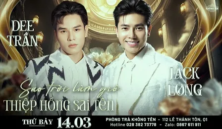 Poster Sao Trời Làm Gió với Jack Long và Dee Trần ngày 14/03/2026