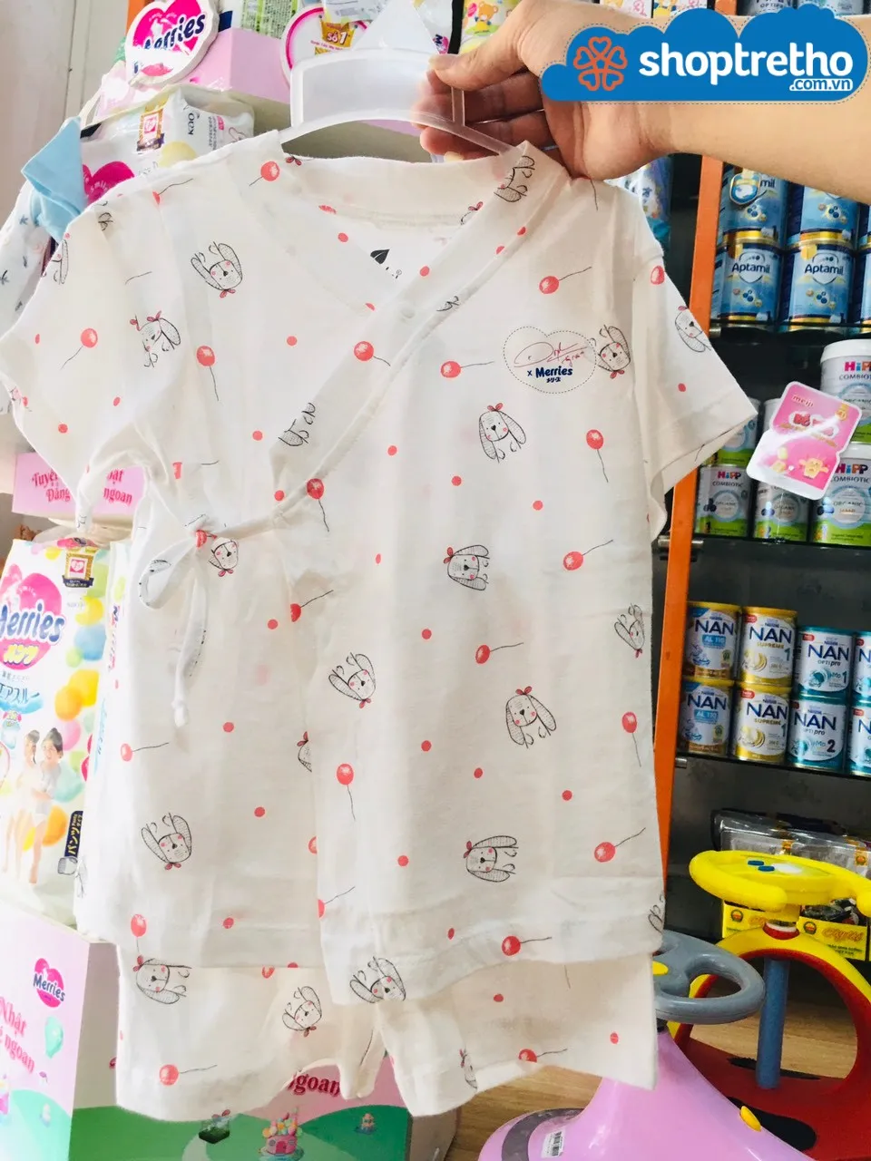 Bộ đồ sơ sinh organic cotton