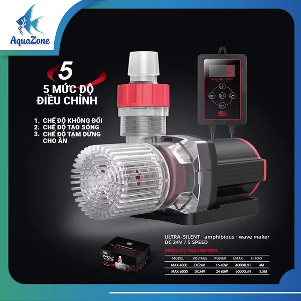 Máy bơm MBIO MAX công nghệ sóng sin