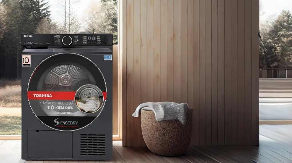 Máy sấy Toshiba TD-BP110GHV(MG) điều khiển qua app TSmartLife