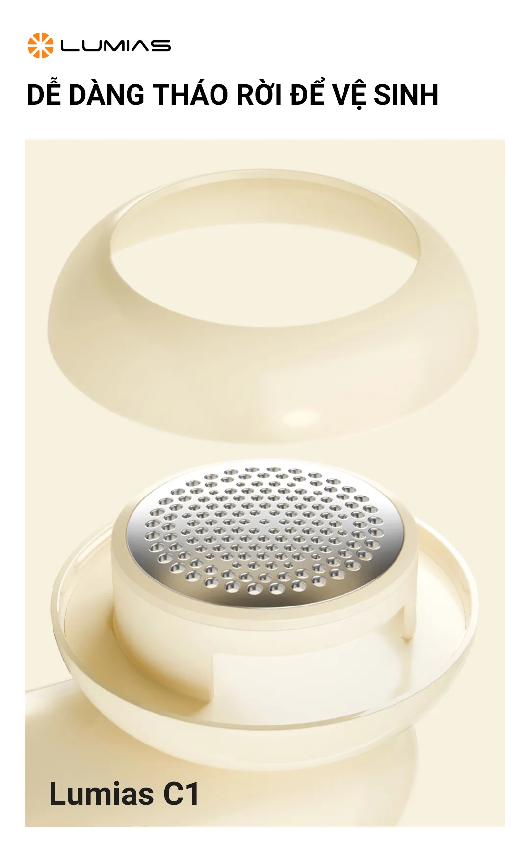 Máy cắt lông quần áo C1 dễ dàng tháo rời