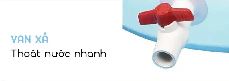 Van xả nước đáy bể Doctor Dolphin giúp thoát nước nhanh chóng