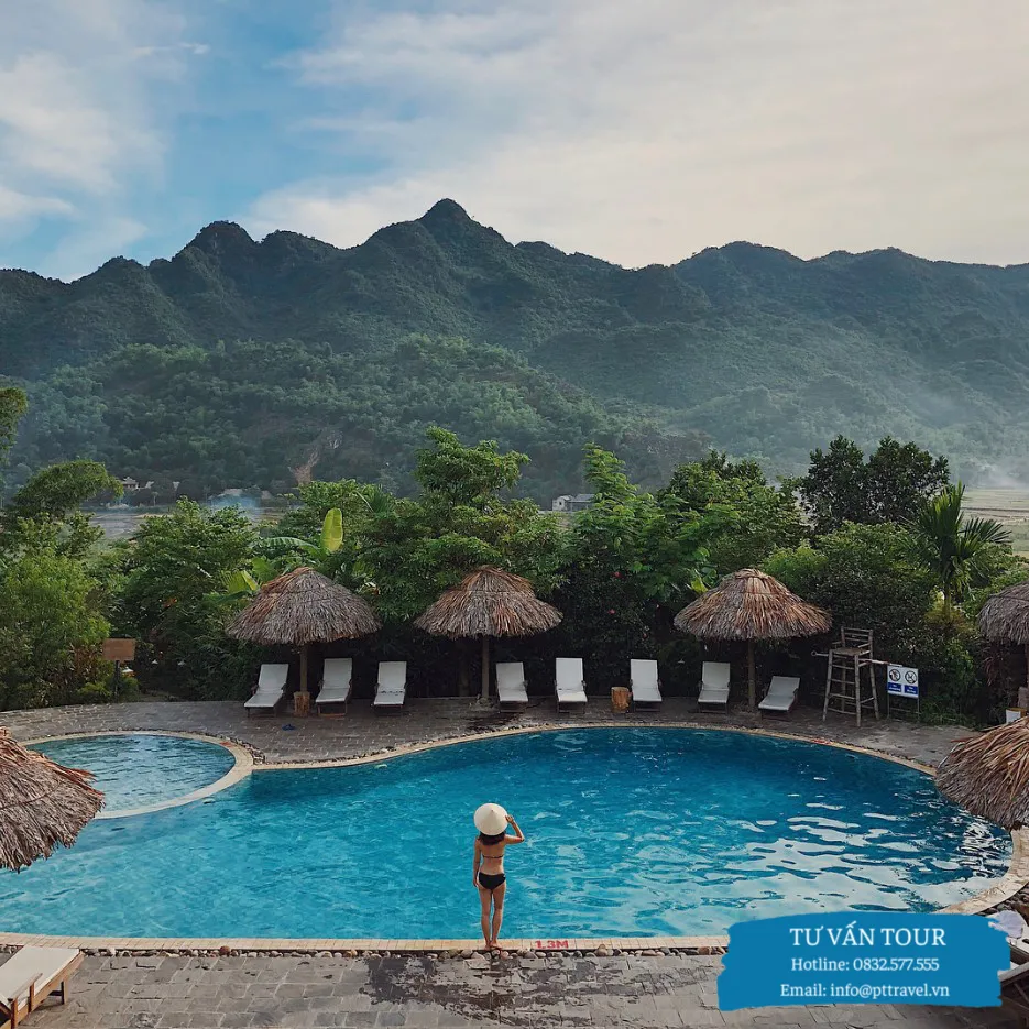 Cat Ba Mountain View với bể bơi giữa thiên nhiên núi rừng