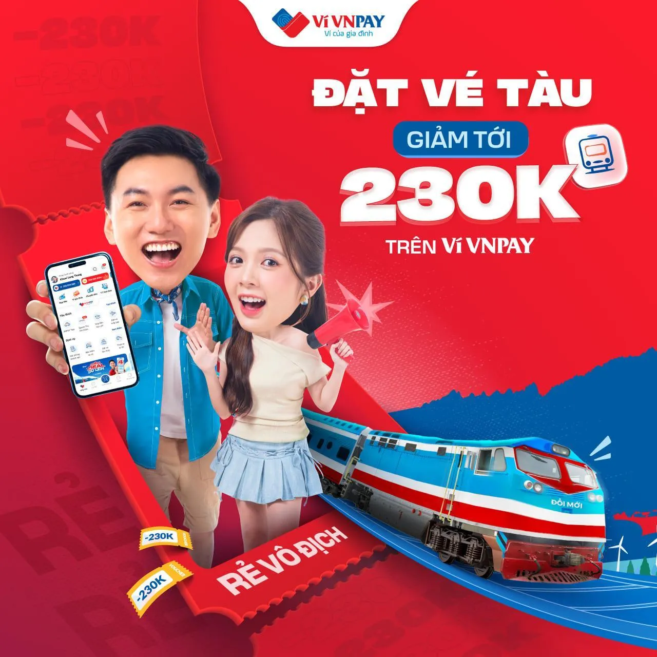 Đặt vé tàu hỏa Vinh Sài Gòn