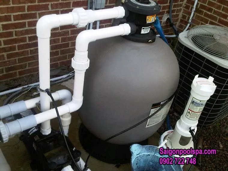 Hệ thống máy lọc hồ bơi