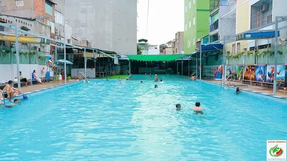 Bể bơi trẻ em tại hồ bơi Lý Thành Tông