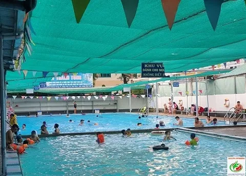 Bể bơi người lớn tại hồ bơi Lý Thành Tông