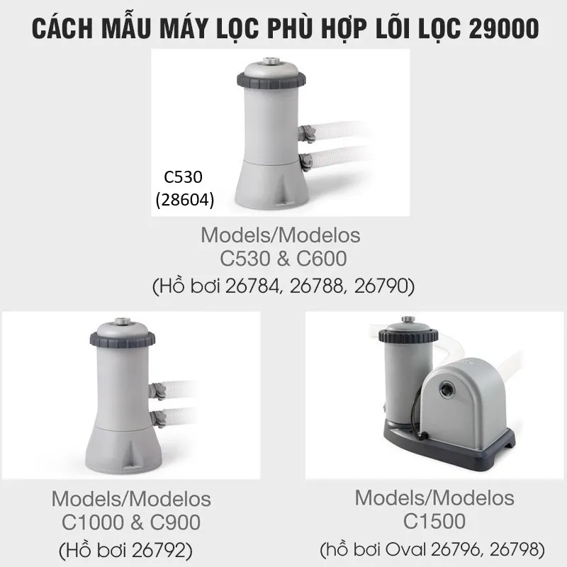 Lõi lọc giấy INTEX 29000