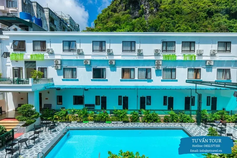 Khách sạn Phú Thành Cát Bà với bể bơi và giá cả phải chăng