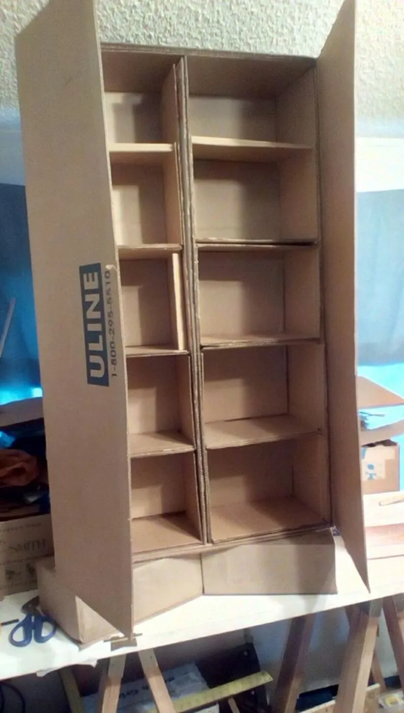 Tủ carton được bảo quản trong môi trường khô ráo